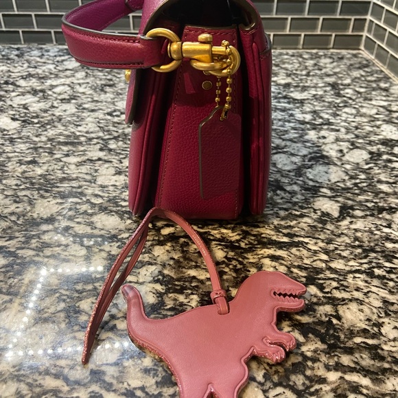 Coach Cassie 19 in Deep Plum - Picture 6 of 8